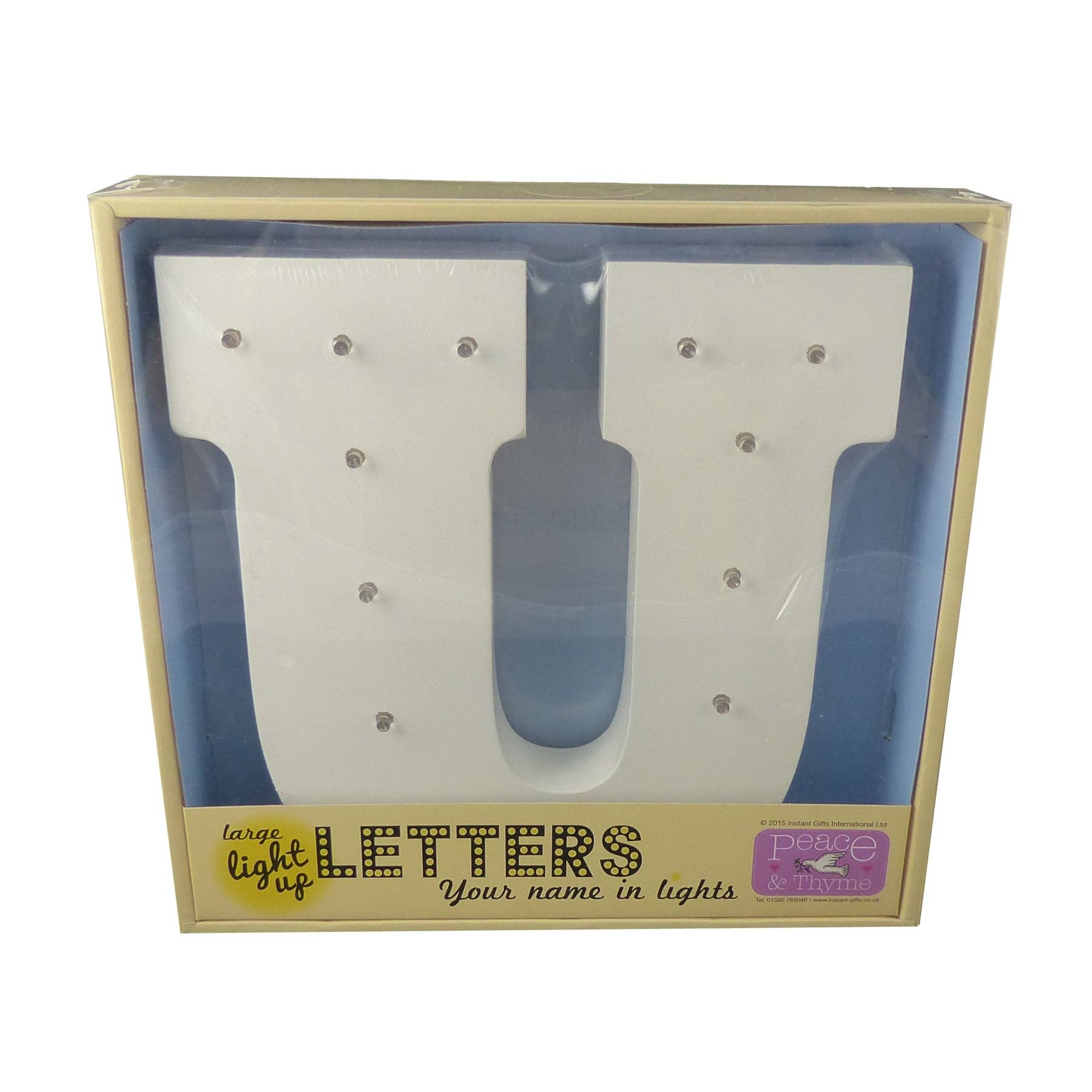 Instant Gifts International - Vente Pancarte - Grandes lettres lumineuses21