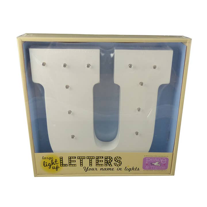 Instant Gifts International - Vente Pancarte - Grandes lettres lumineuses21
