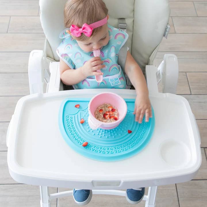Bumkins - Wholesale Feeding Set - Baby - Silicone First Feeding Set: Pink