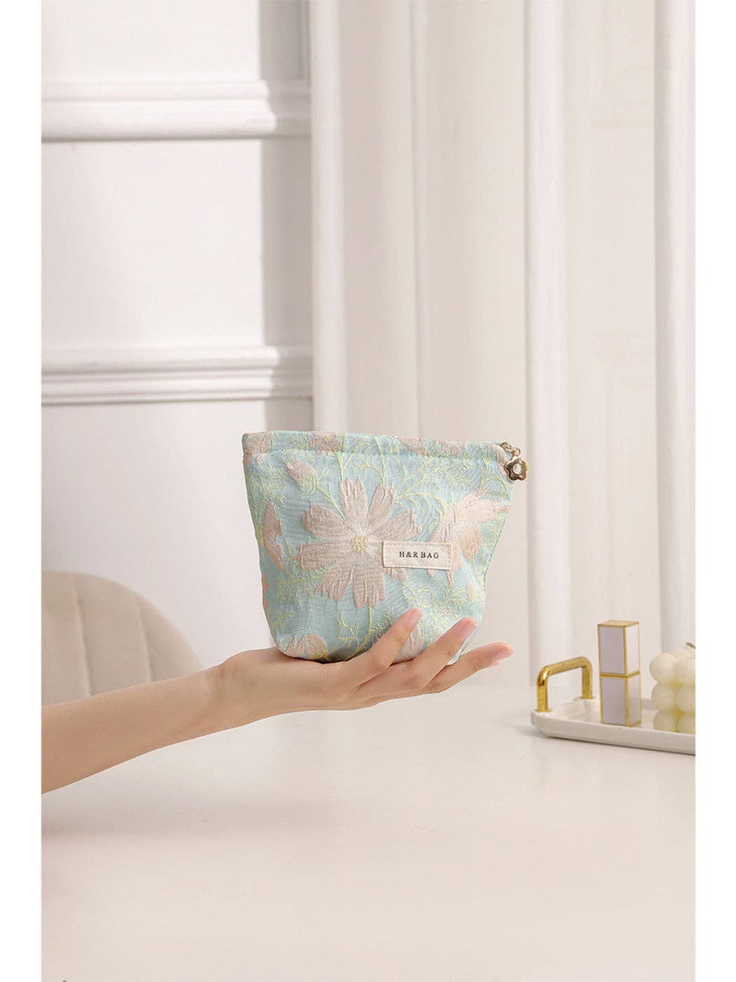 Funkyrel® Atzbranding Limited - Wholesale Makeup/Cosmetic Bag - Cosbai -  Elegant Cosmetic Bag with Floral Patterns3
