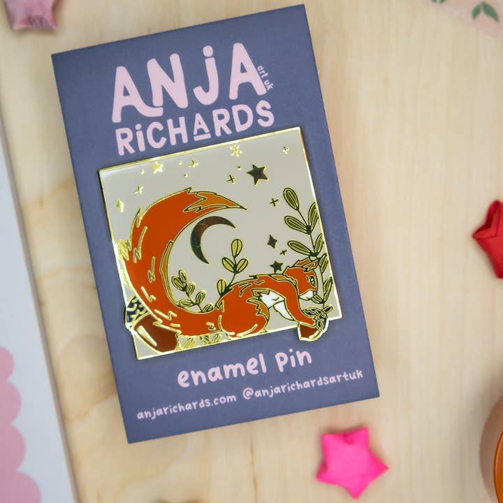 Squirrel Pin - Collectors Edition for wholesale by Anja Richards Art