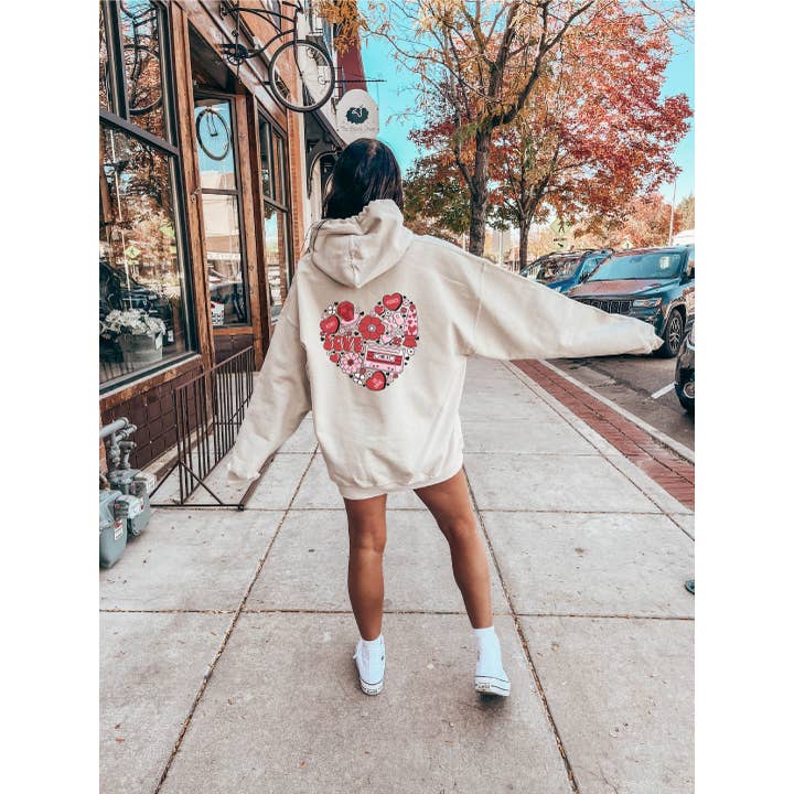 Valentines Day Sweatshirt, Aesthetic Hoodie, Hoodie for wholesale by Bash