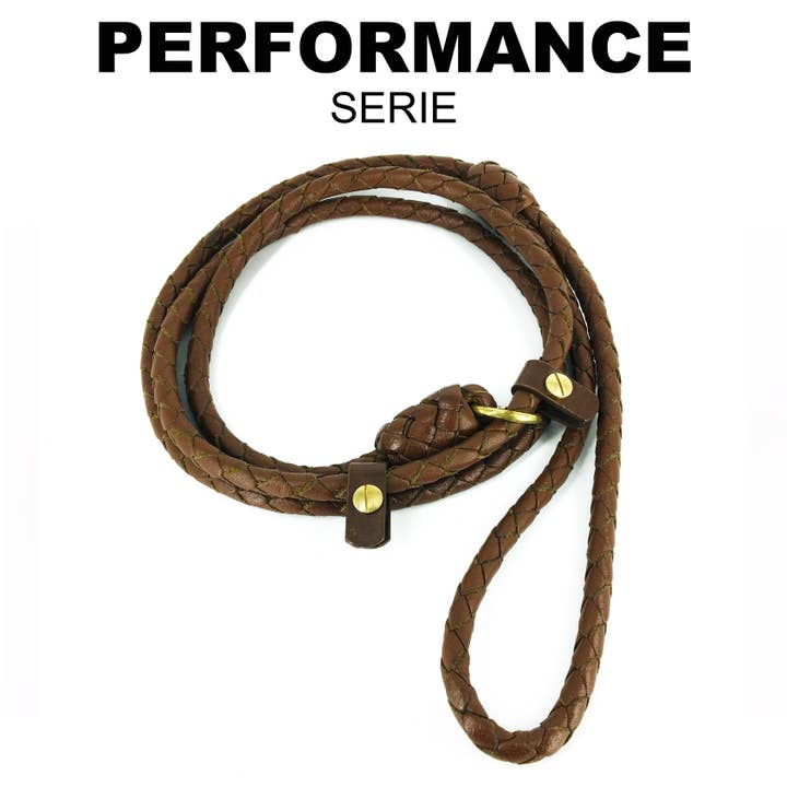 LEATHER by beth Retrieverline Cognac in pelle di bufalo 100% - serie Performance per la vendita all'ingrosso da parte di LEATHER by beth