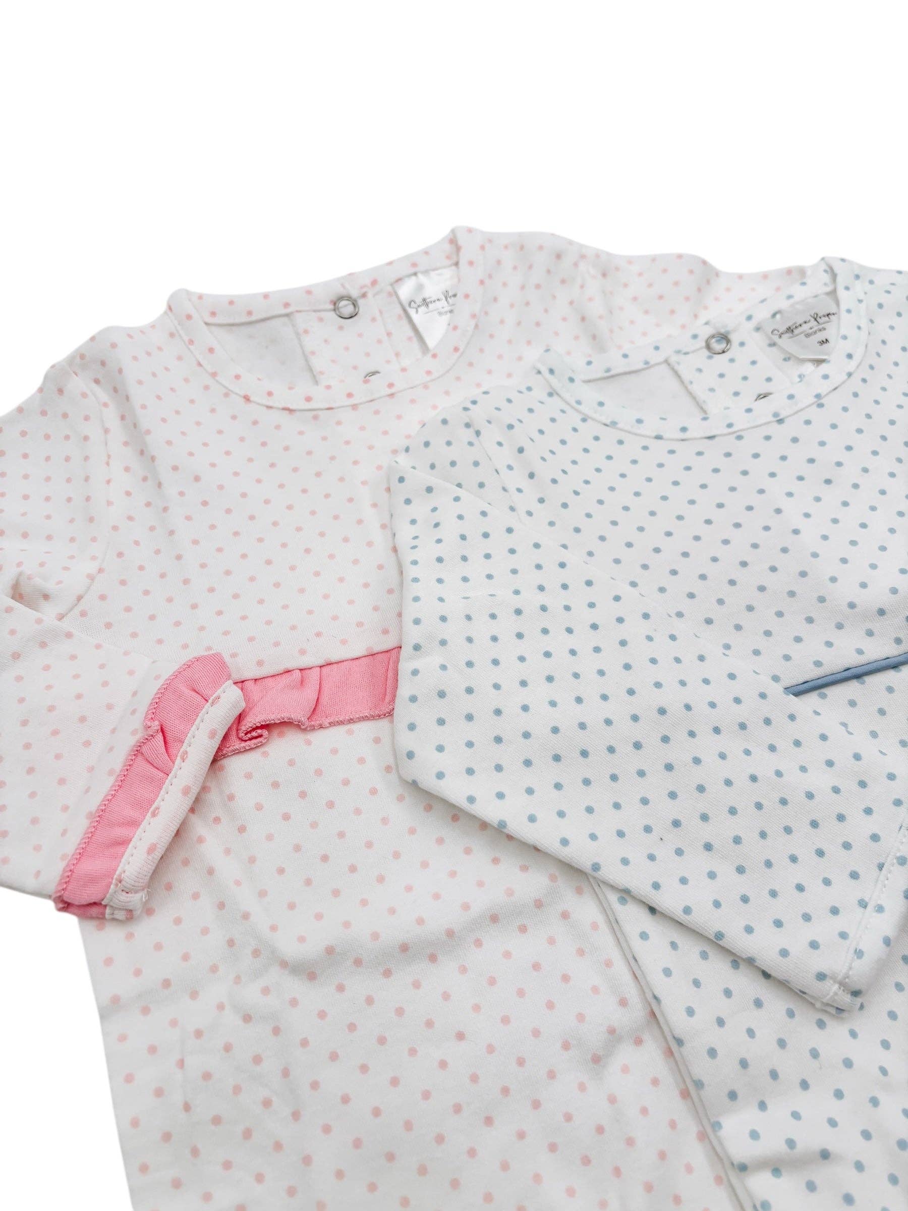 Southern Proper Blanks - Wholesale Jumpsuit - Baby - Romper - Bitty Dot LS3