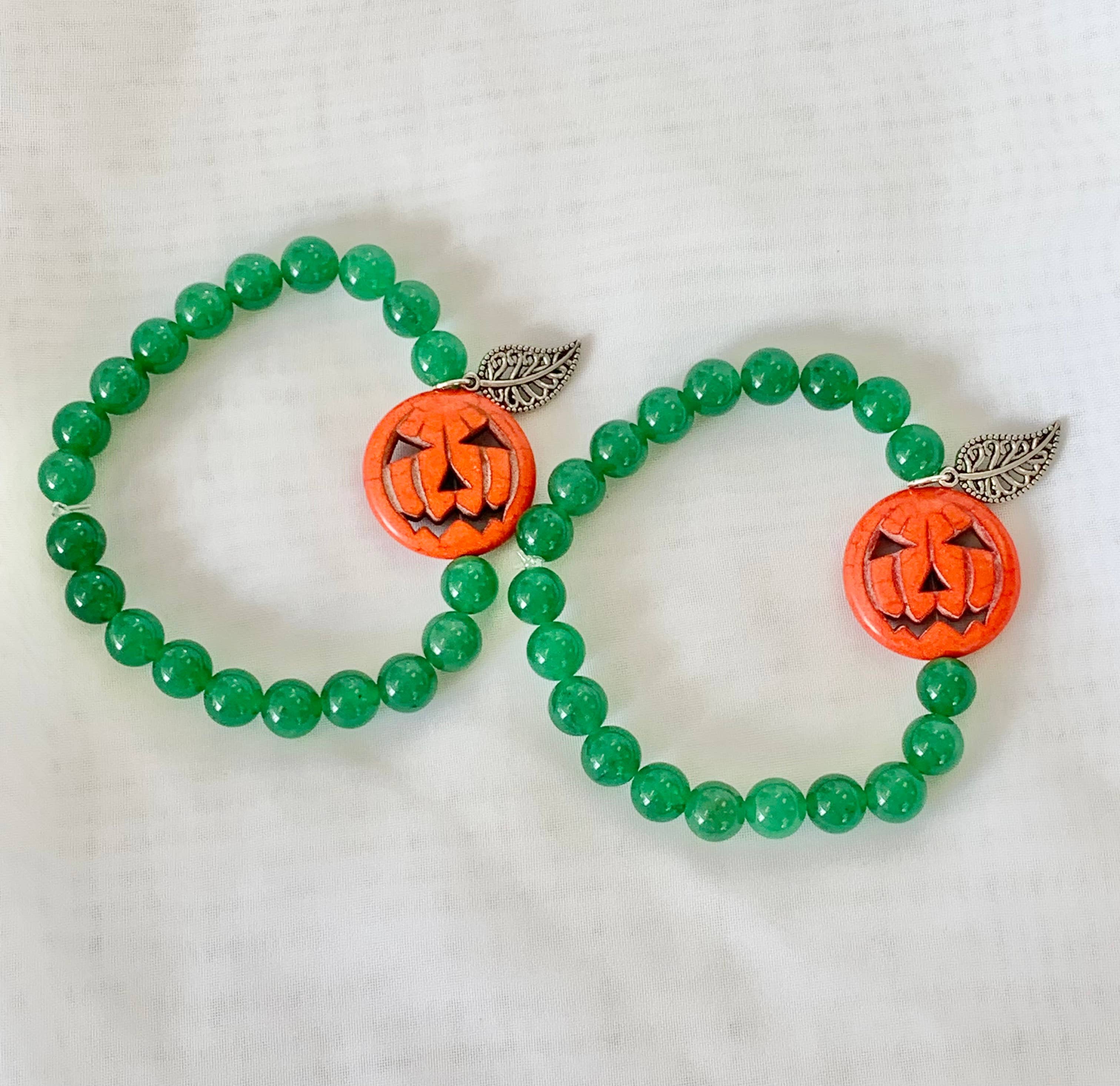 Tiffany J’adore Jewelry – wholesale Pärlarmband – Happy Halloween pumpa pärlstav armband2