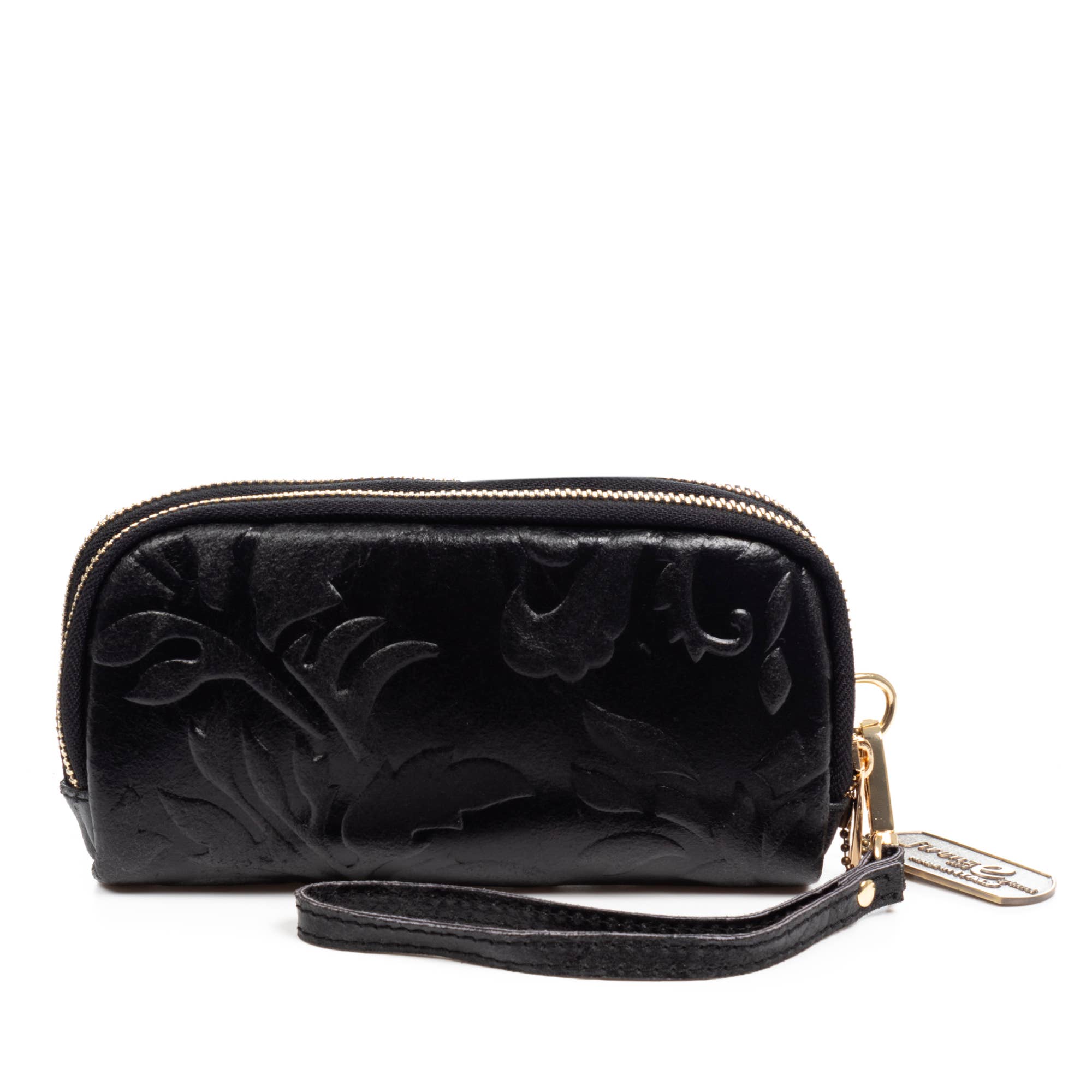 FIRENZE ARTEGIANI – Carteira - Mulher por atacado – Arnara carteira. Pele autêntica camurça com gravação vegetal.12