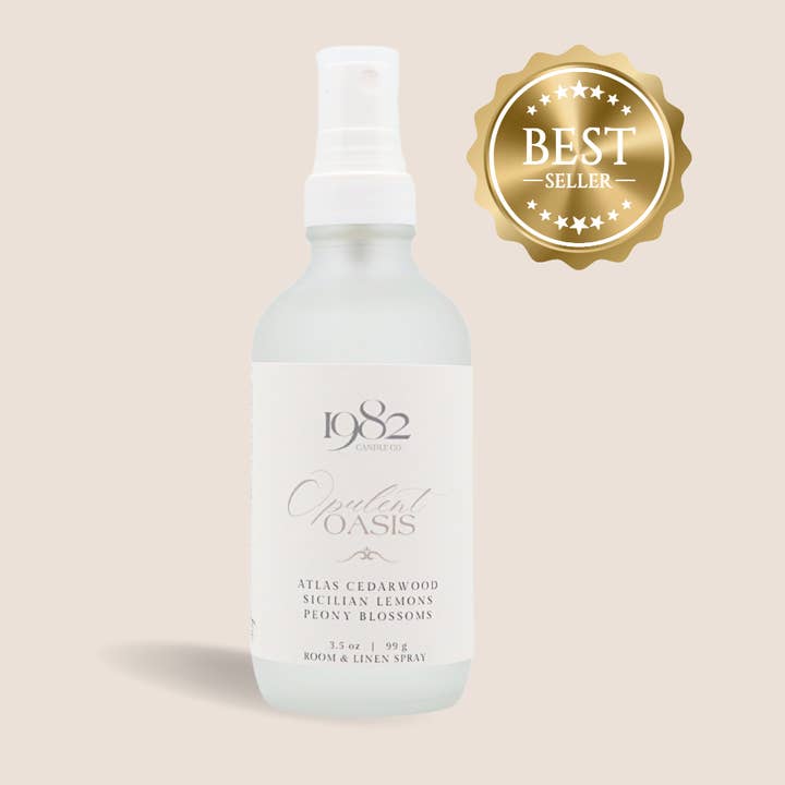 Spray pour Chambre et Linge Opulent Oasis (3,5 oz) pour la vente par 1982 Candle Co.