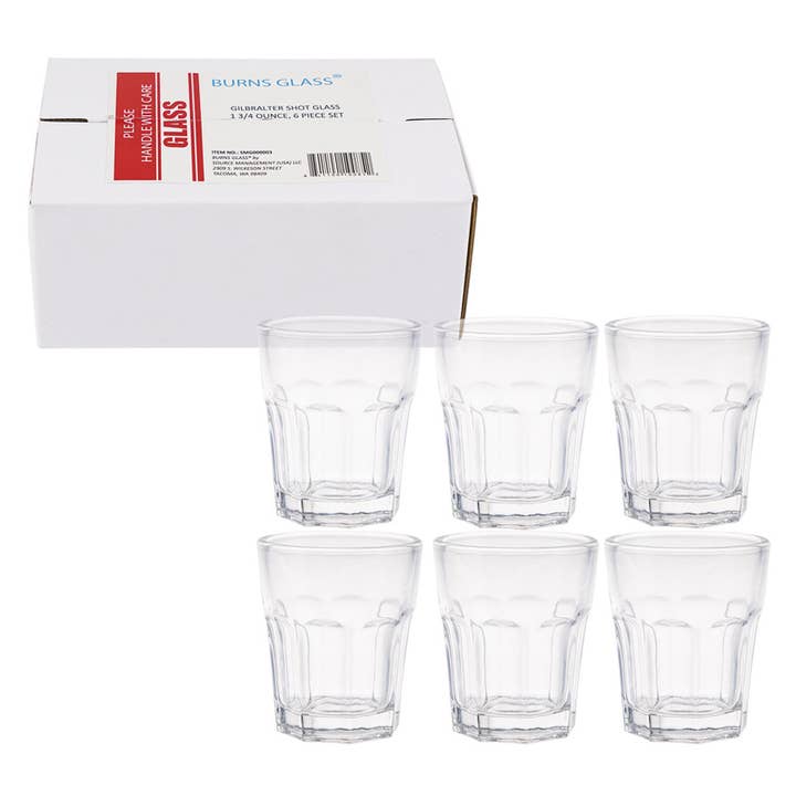 VASO DE CHUPITO 1,75oz 6ud TRANSPARENTE para venta al por mayor de Deluxe Import Trading