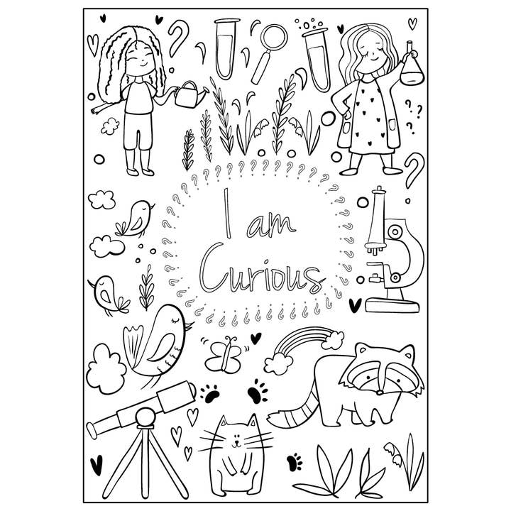 Hopscotch Girls - Wholesale Coloring Book - Kids & Baby - Coloring Book for Girls - "I Am Confident, Brave &..."