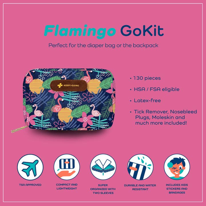 KEEP>GOING First Aid - Wholesale First Aid Kit - First Aid GoKit (130 pcs)