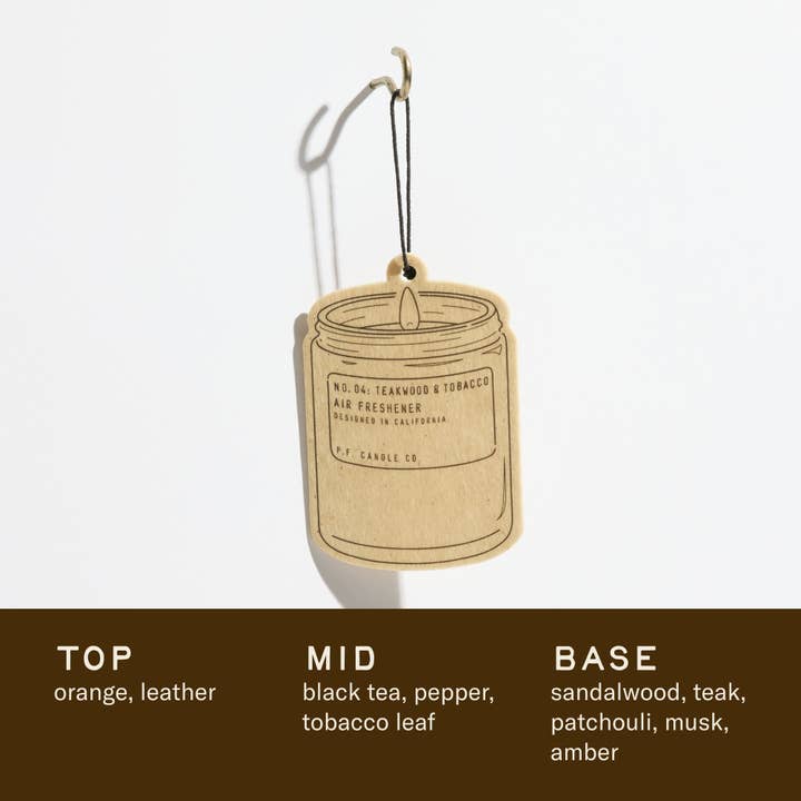 P.F. Candle Co. - Wholesale Air Freshener - Teakwood & Tobacco– Air Freshener4