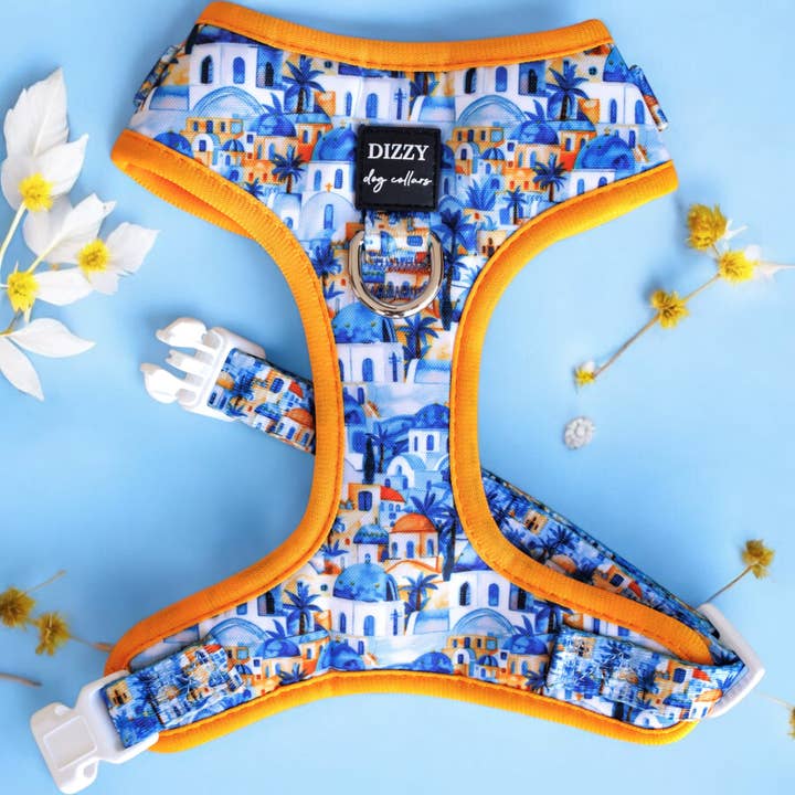 Dizzy Dog Collars - Wholesale Pet harness – Dog - DOG HARNESS | Mediterranean Magic Neck Adjustable Dog Harness3