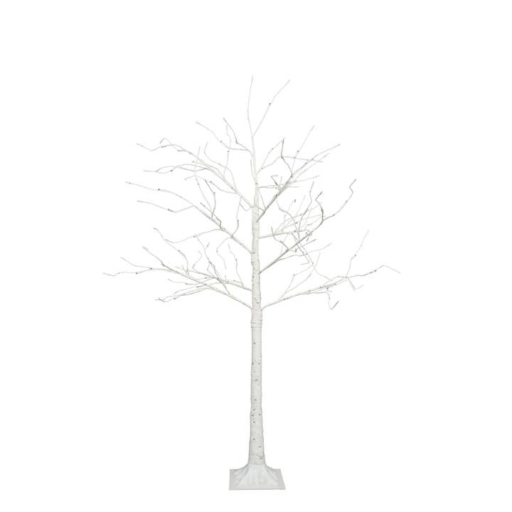 Lighted Birch Tree Set 4Feet-6 Feet With Warm White LEDs for wholesale on Faire11