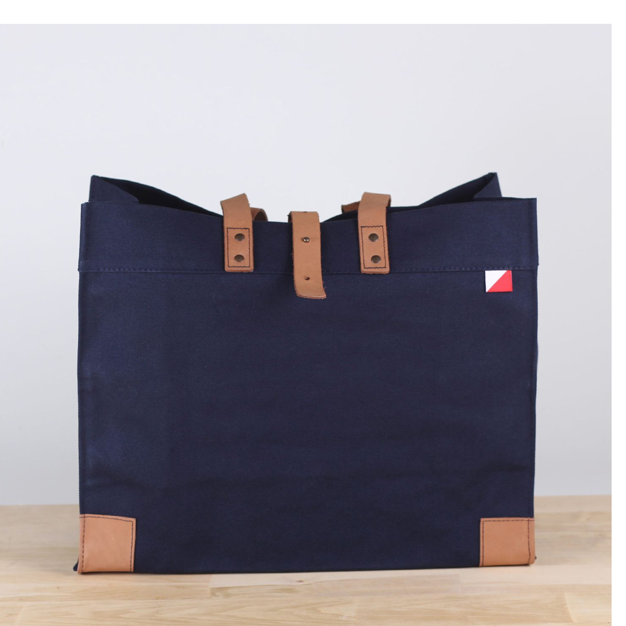 ShoreBags - Wholesale Tote Bag - Women's - Carmel Canvas and Leather Tote Bag0