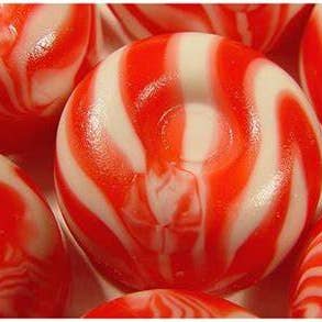 O'Shea's Candies Sweet Shop - Wholesale Hard Candy - Nostalgic Strawberry 🍓 Cream Saver Retro Roll 24ct Dsp Box1