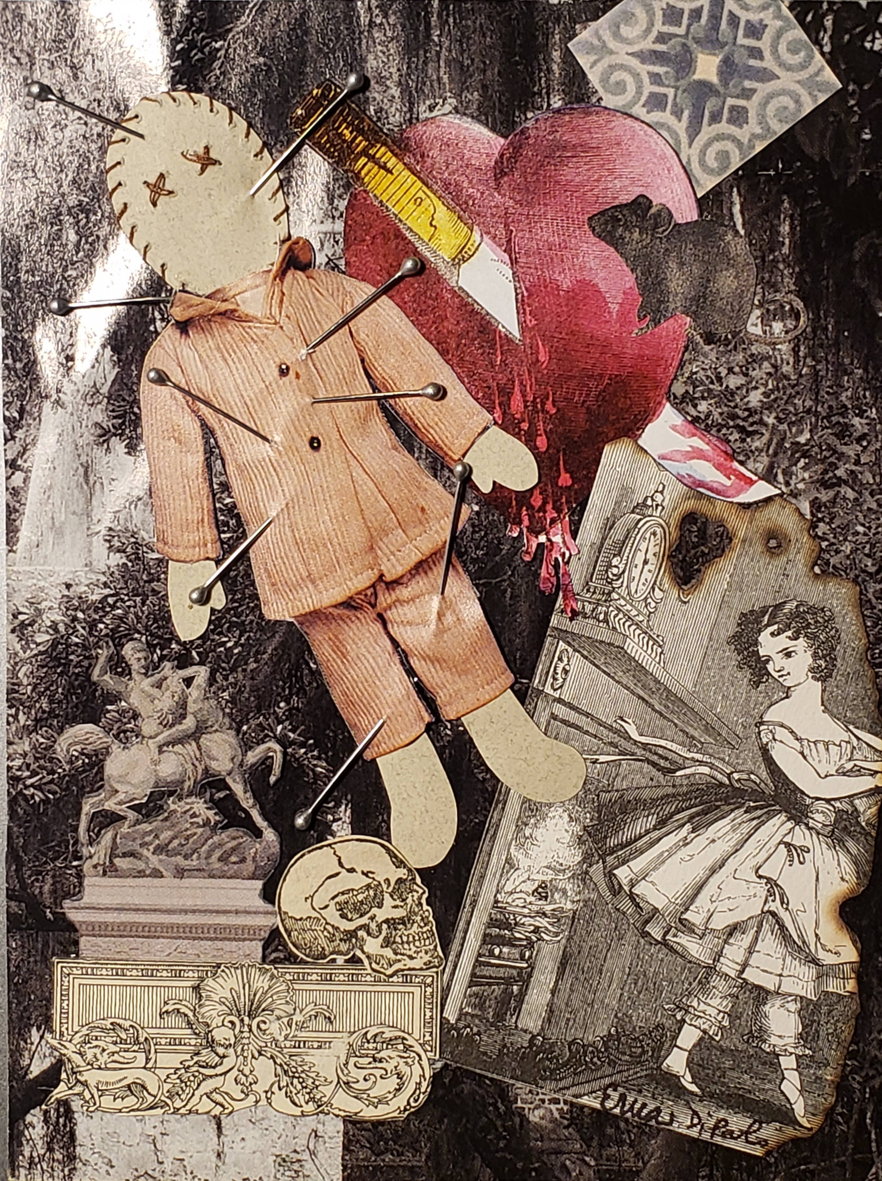 Erica DiPaolo Designs - Wholesale Valentine's Day Card - Voodoo Doll Card, AntiValentine Card, Anti Valentine Card2