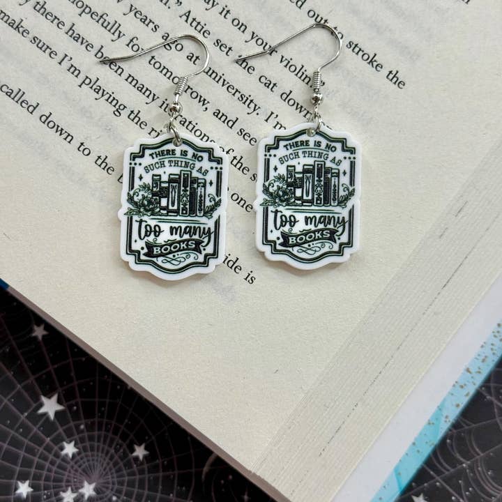 Briar layne - Wholesale Dangle Earrings - Book Lover Reading Earrings1