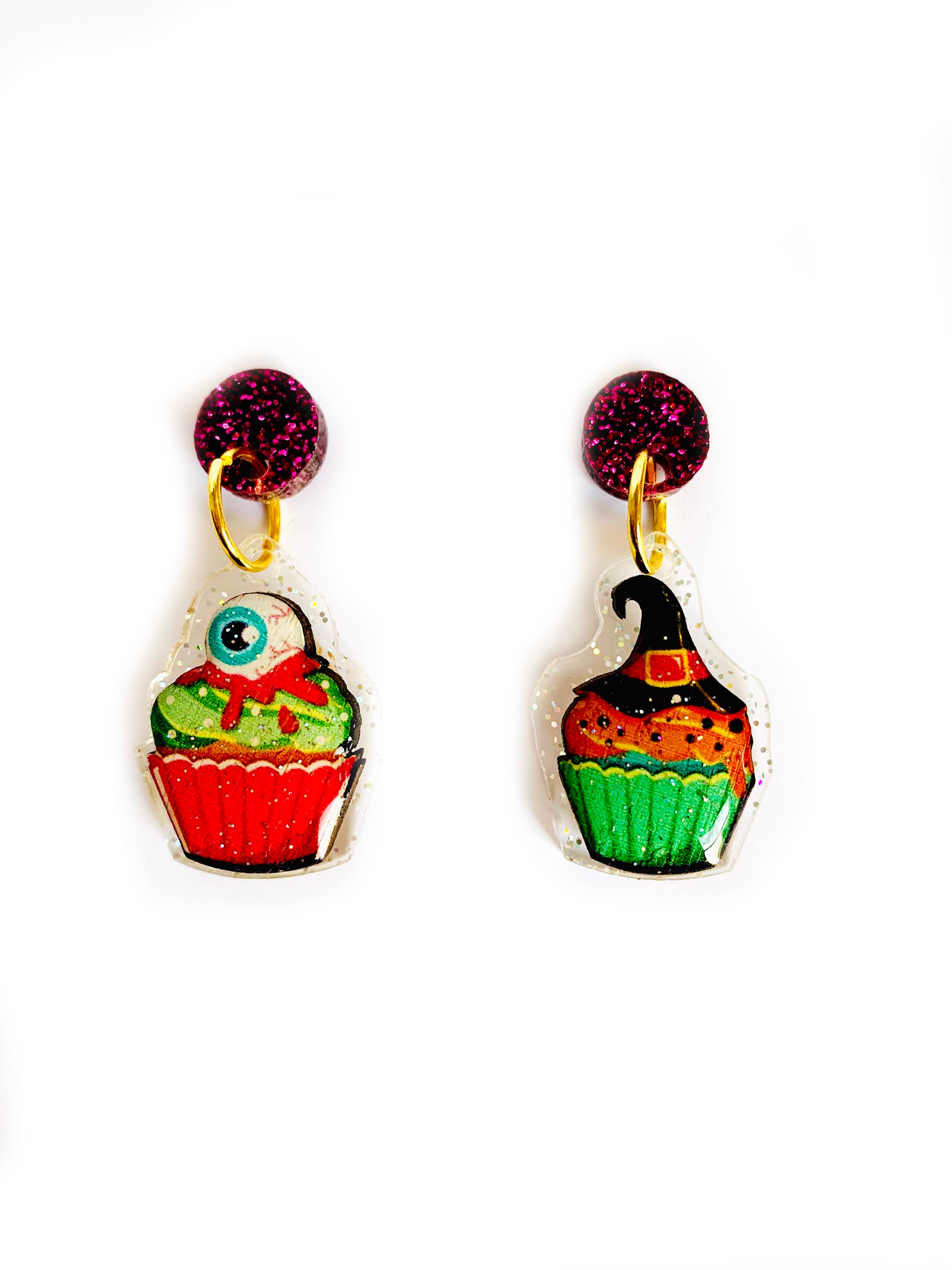 Rosie Rose Parker - Wholesale Dangle Earrings - horror cupcake earrings halloween earrings statement7