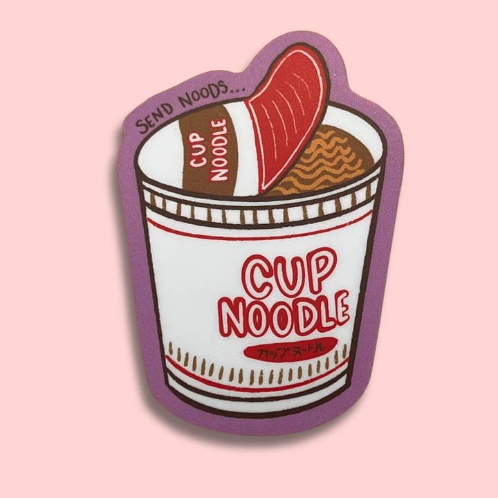 Send Noods Ramen Sticker for wholesale by TK's Little Studio
