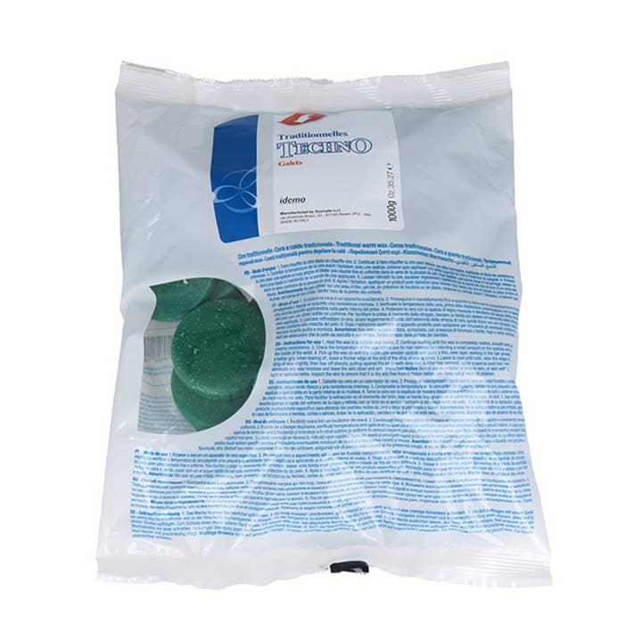 SUBLIME BEAUTY WHOLESALER SL - Wholesale Hair Styling Gel/Mousse - Idema Discos Hot Wax Green 1 kg.0