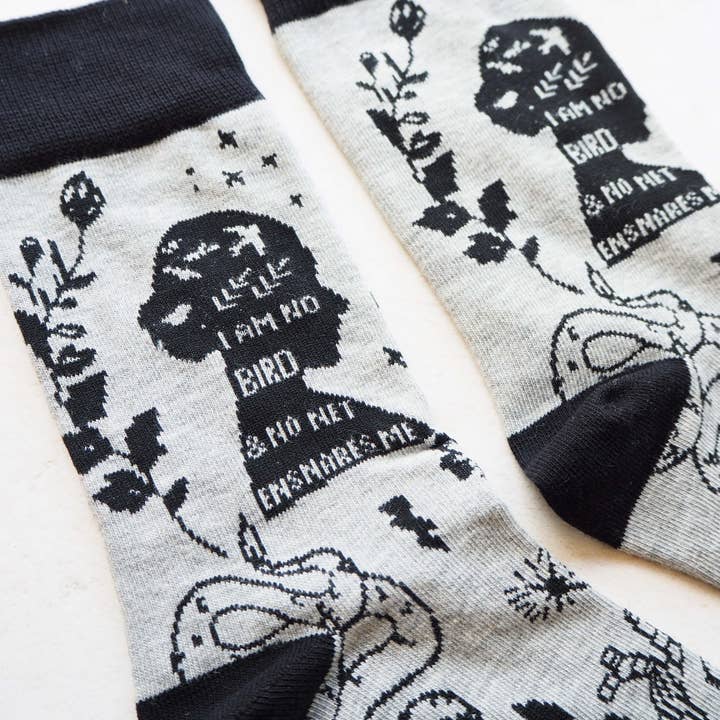 LiteraryEmporium - Wholesale Socks - Unisex - Gothic Literature Patterned Socks