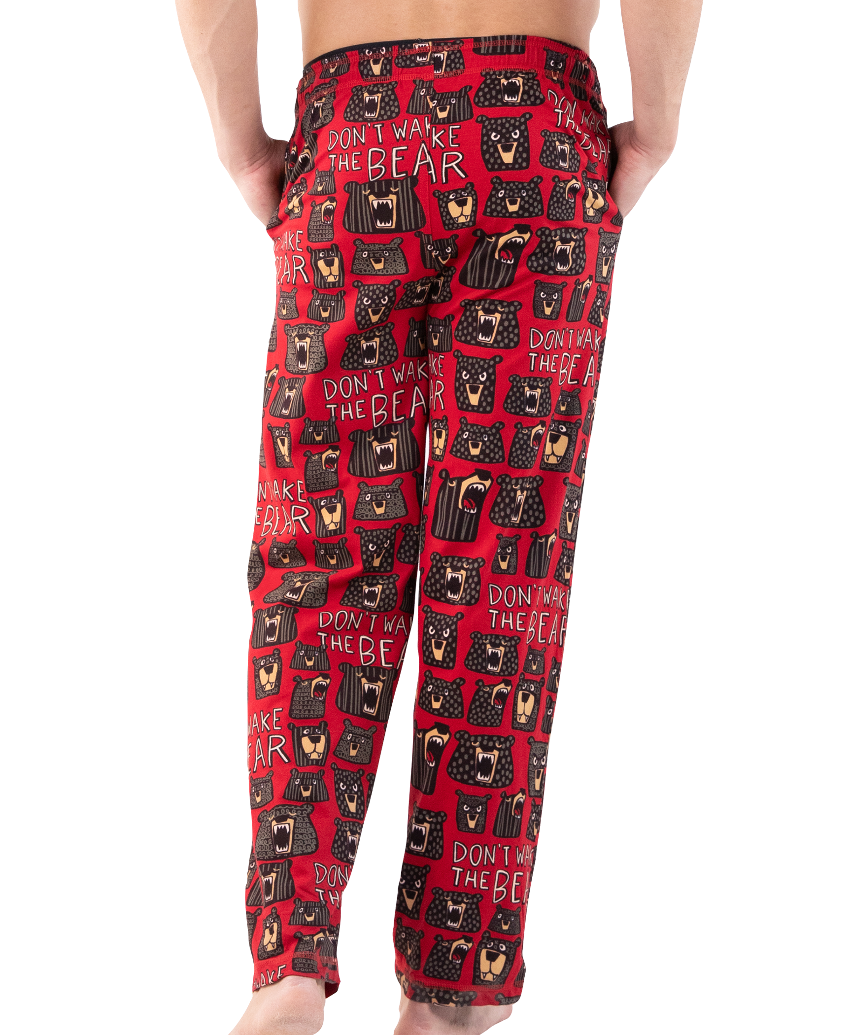 Lazy One - Vente Bas de pyjama – homme - Pantalon de pyjama pour homme "Ne réveillez pas l'ours"3