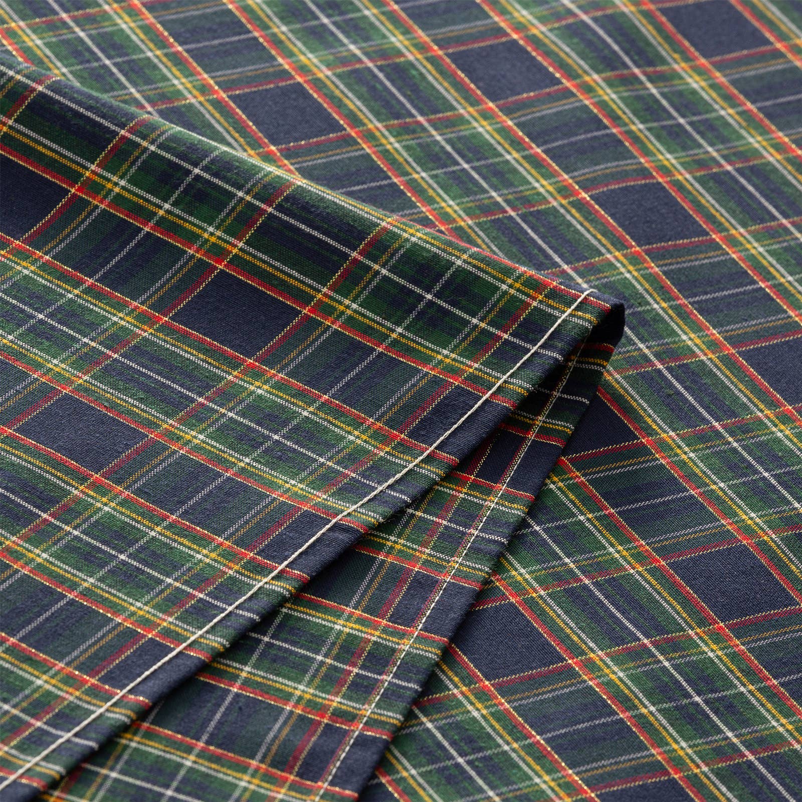 GAMUSI – wholesale Duk – Julduk bomull jacquard rutig CHECK3