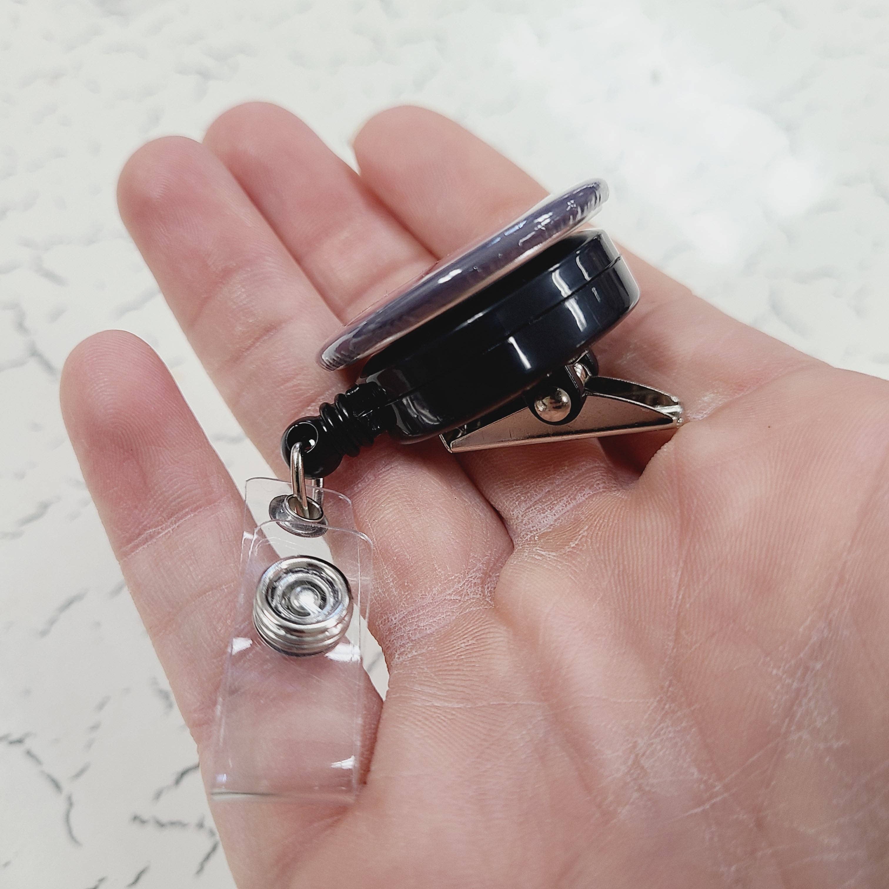 RebootRelics - Wholesale Badge Accessory - Women's - Nurse Badge Reel: Pink Shades - Gifts for Healthcare Workers2