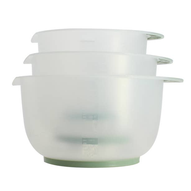 Menastyl - Wholesale Mixing bowl - Set of 3 mixing bowls 1.5l, 2l, and 2.5l in plastic