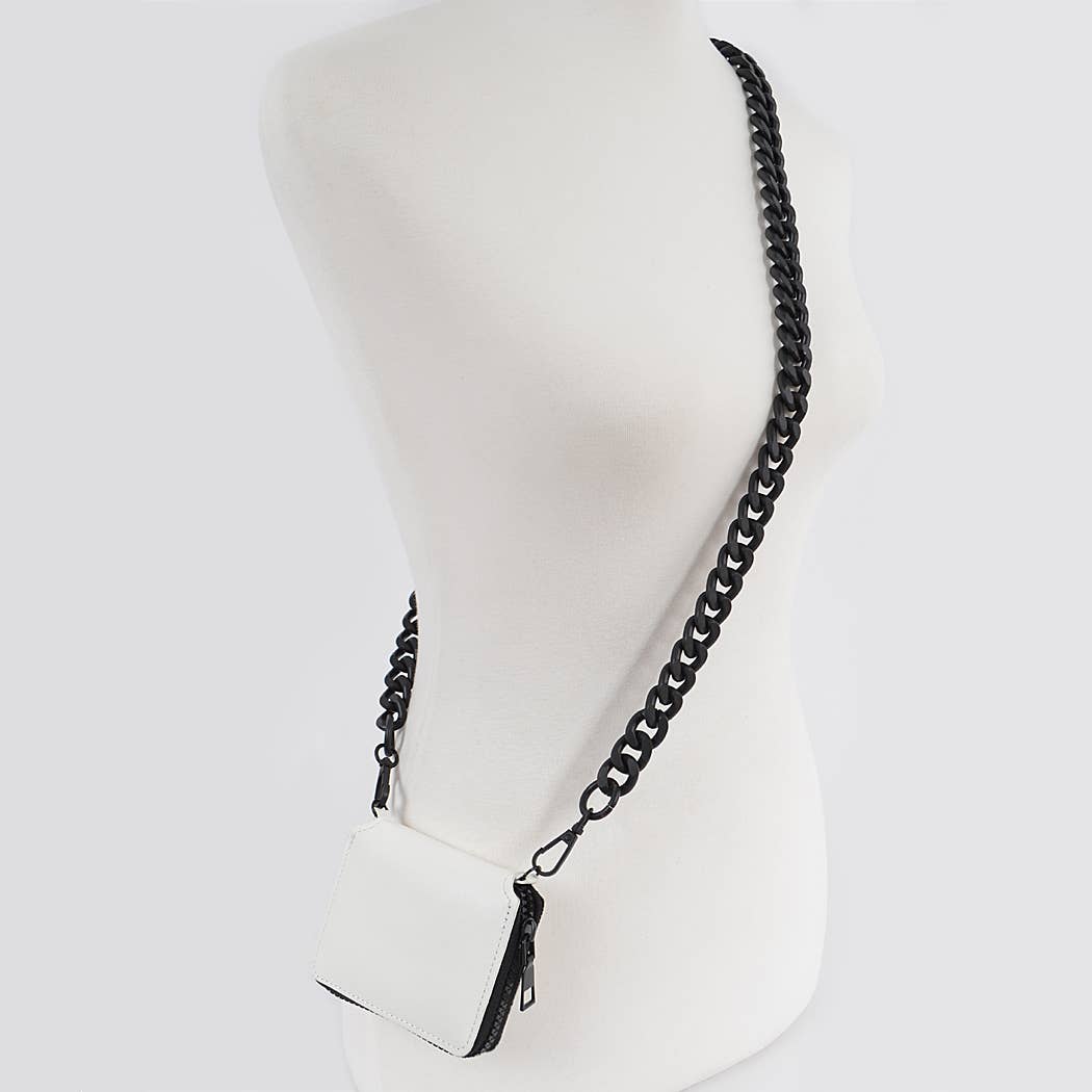 3AM BY H&D ACCESSORIES - Venta al por mayor Cartera - Mujer - Cartera de piel sintética con cadena de gran tamaño7