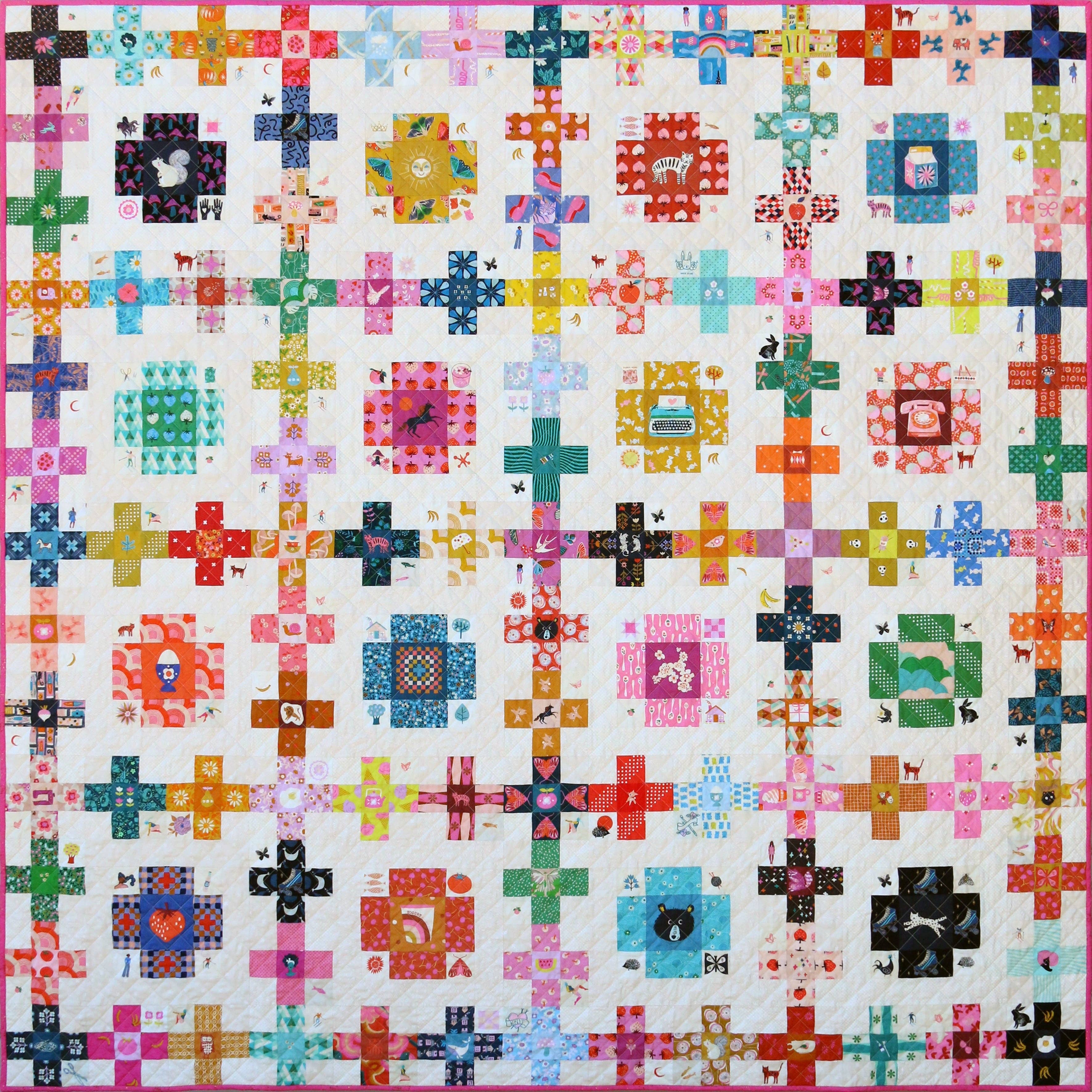 emma jean jansen – Engroshandel Hobbyværktøj – • Engros - Poppy Pink Quilt Mønster21