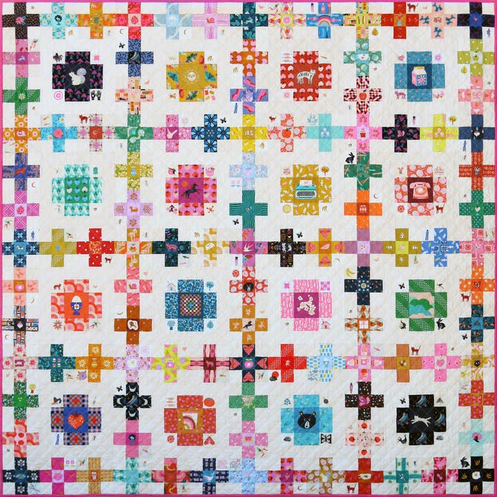 emma jean jansen – Engroshandel Hobbyværktøj – • Engros - Poppy Pink Quilt Mønster21