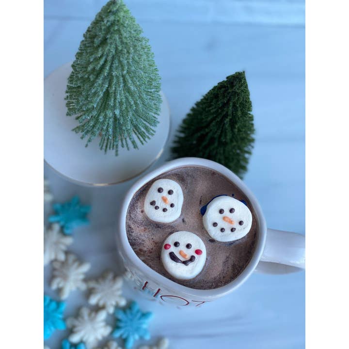 Chocolates Unlimited by Denise - Wholesale Hot Cocoa Mix/Kit - Hot Cocoa Snowman Toppers (Box of 6)2