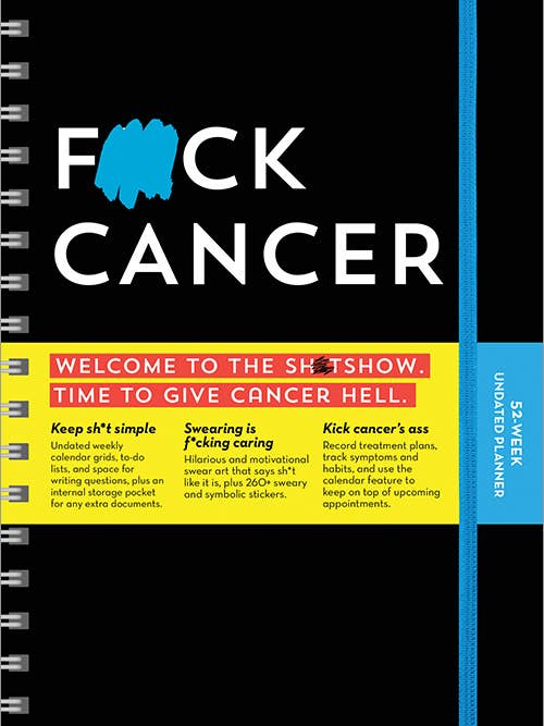 F*ck Cancer Undated Planner for wholesale by Sourcebooks