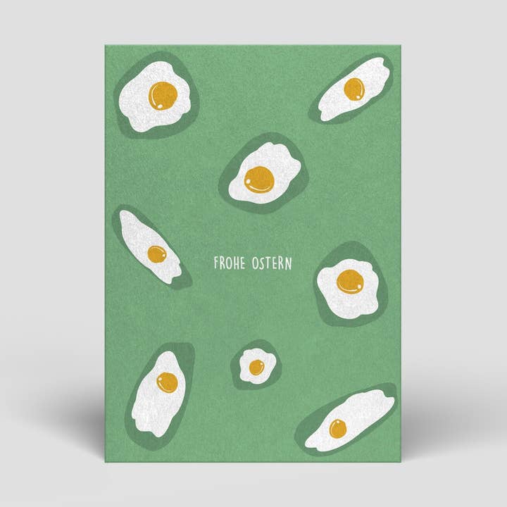 Easter Postcard - Fried Eggs - No. 121 for wholesale by Naturbedacht