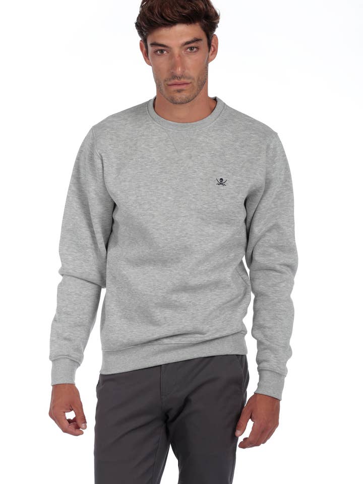 Herrtröja Box The Time Of Bocha QI1SROUND-GRIS för wholesale av The Time of Bocha