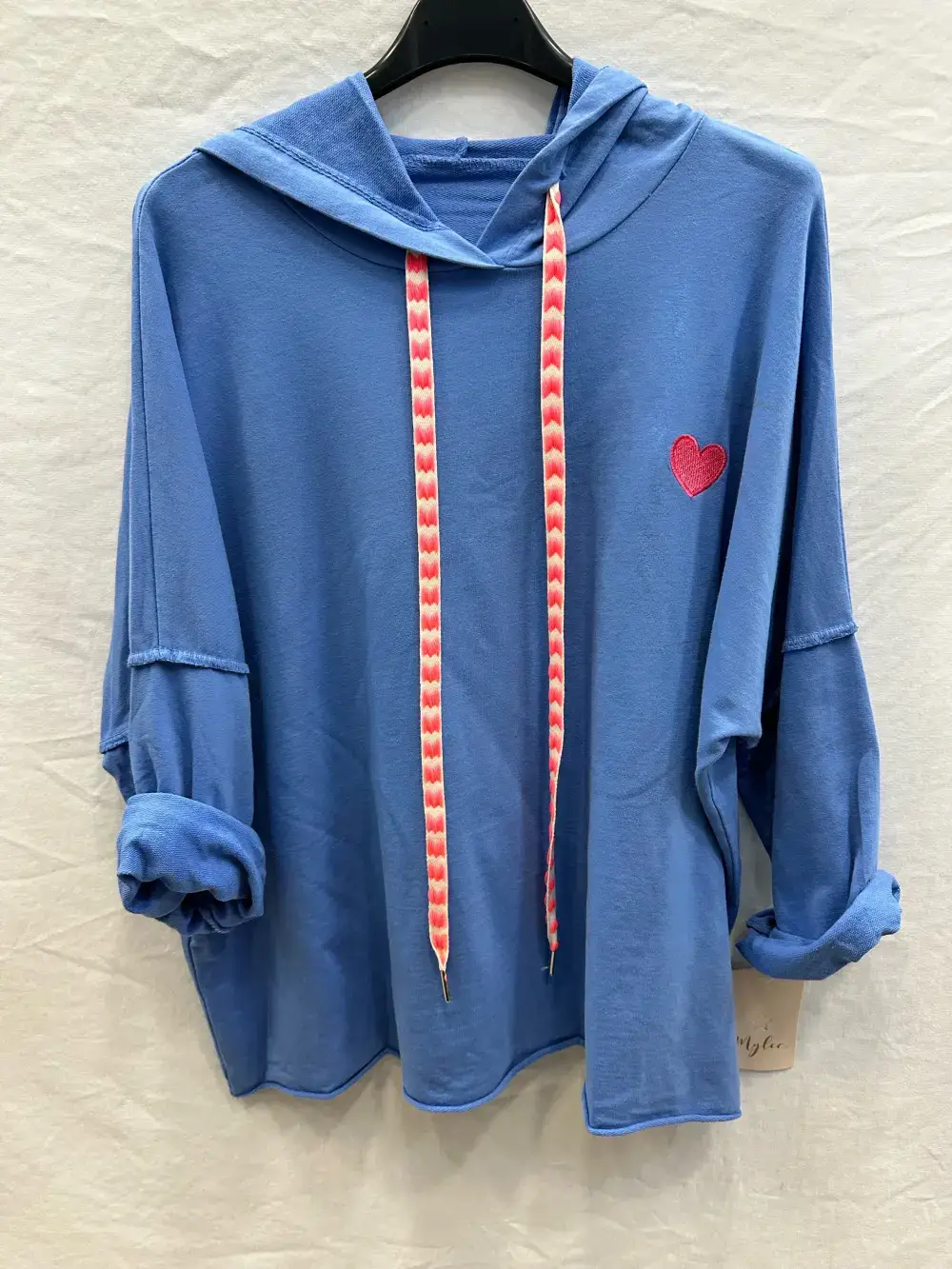 Mimi & Gogo - Wholesale Hoodie - Women's - Embroidered heart hoodie @9020_SweatCoeur10