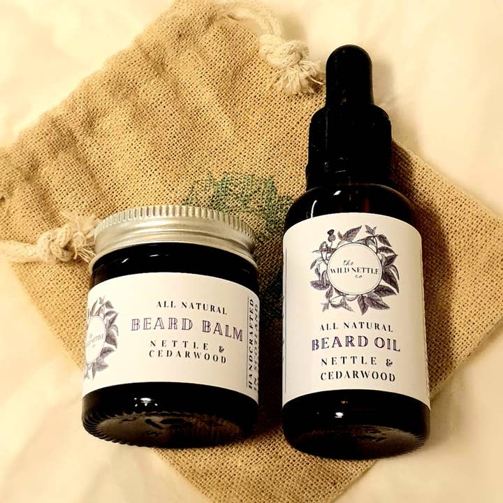 Beard Oil Gift Set for wholesale by The Wild Nettle Co.