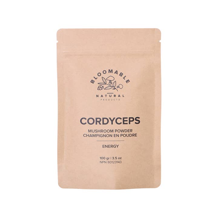 Bloomable Natural Products - Wholesale Protein/Superfood Powder - Cordyceps Mushroom Powder (100 gr)