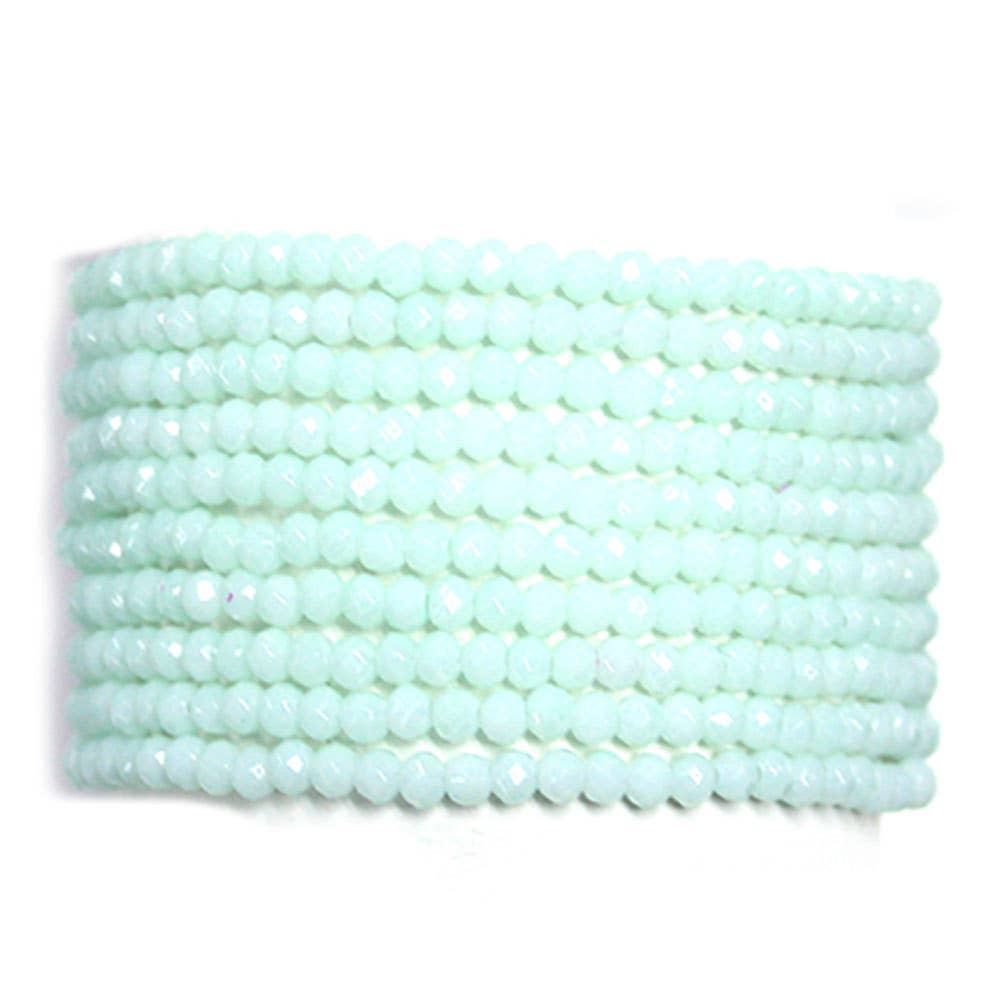 JOIA ACCESSORIES - Wholesale Beaded Bracelet - GLASS BEAD STRETCH MULTI BRACELET, SB 79381