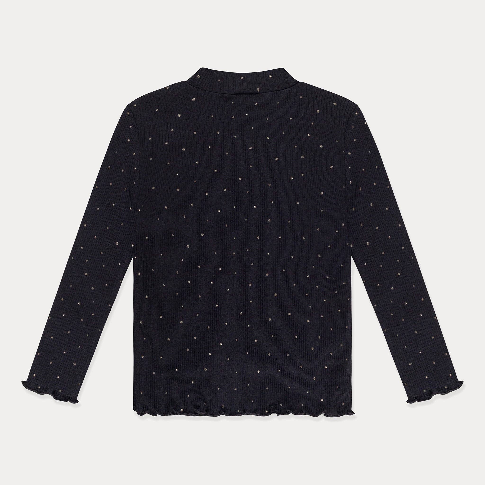 Mini Wardrobes – Engroshandel T-shirt - Børn – Langærmet skjorte til småbørn til piger, bomuldsribbet, flere farver3