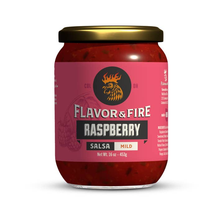 Raspberry Salsa for wholesale by Flavor & Fire - Madstone - Clamlube Brand Hot Sauce