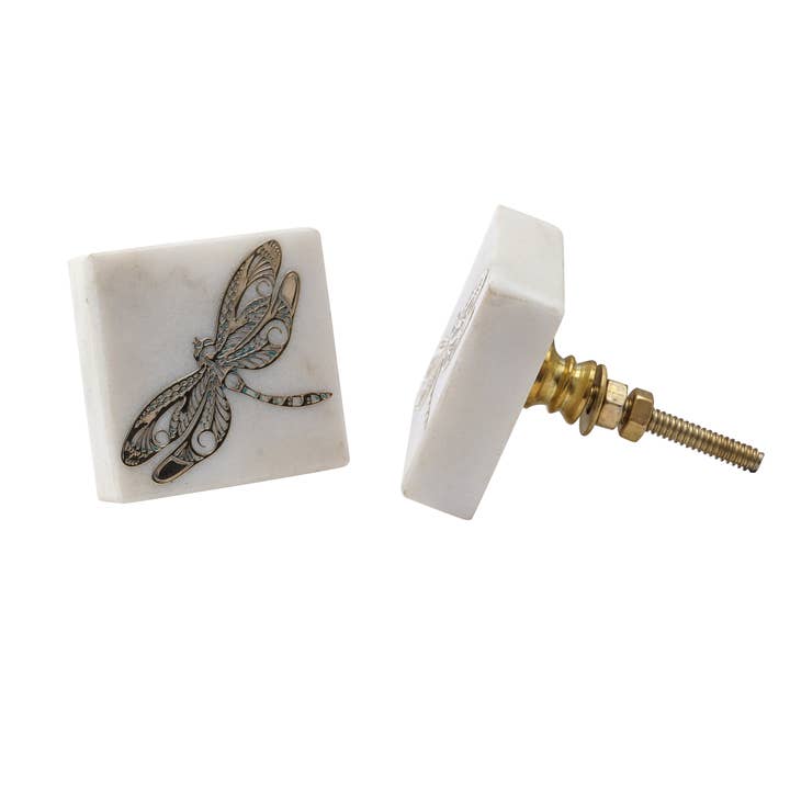 Maniglia per cassetti in marmo Dragonfly per la vendita all'ingrosso da parte di CGB Giftware