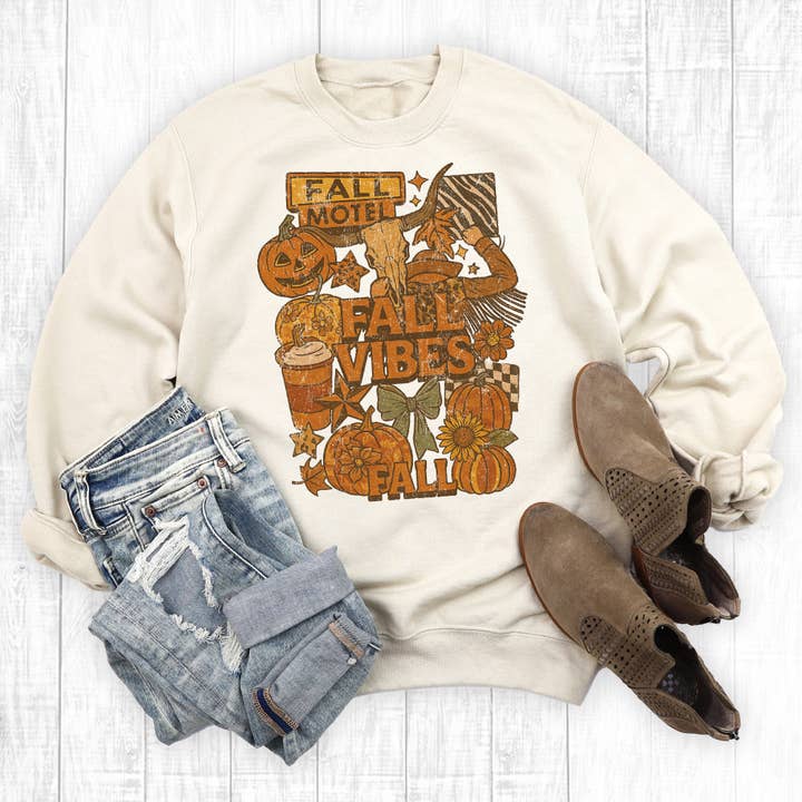 Sudadera gráfica retro occidental de otoño. para venta al por mayor de The Way Down South