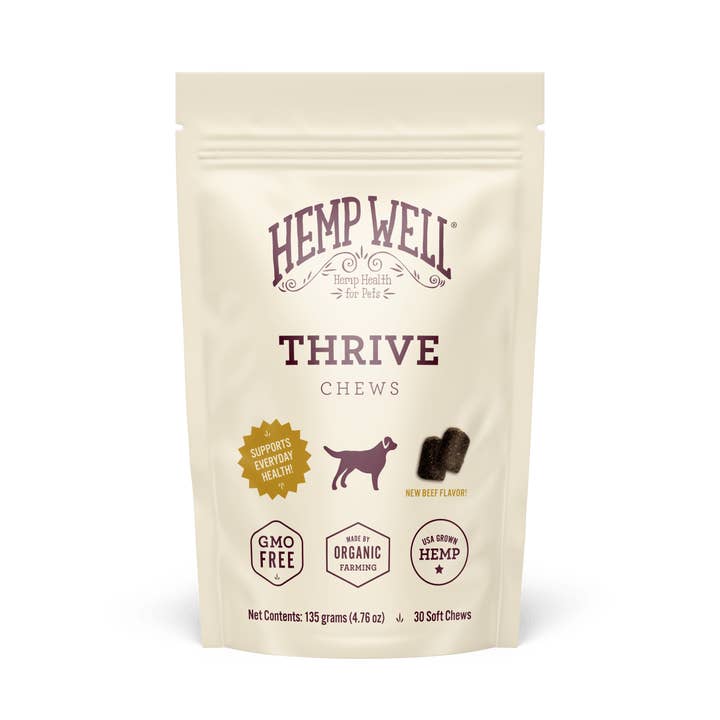 Hemp Well - Wholesale Pet Supplement - Dog - Hemp Well Thrive Dog Soft Chews8