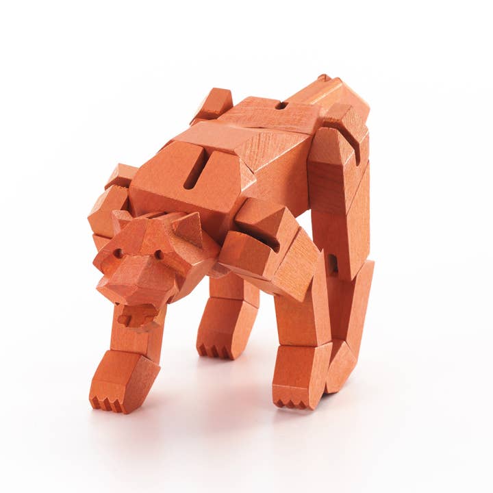 Yoshiaki Ito Design - Wholesale Wood Toy - Kids - Morphits ® Tiger Wooden Toy: Roaring Adventures Await in our6