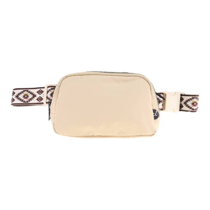 C.C Beanie - Wholesale Belt Bag - Women's - Aztec Strap C.C Belt Bag BGS0061