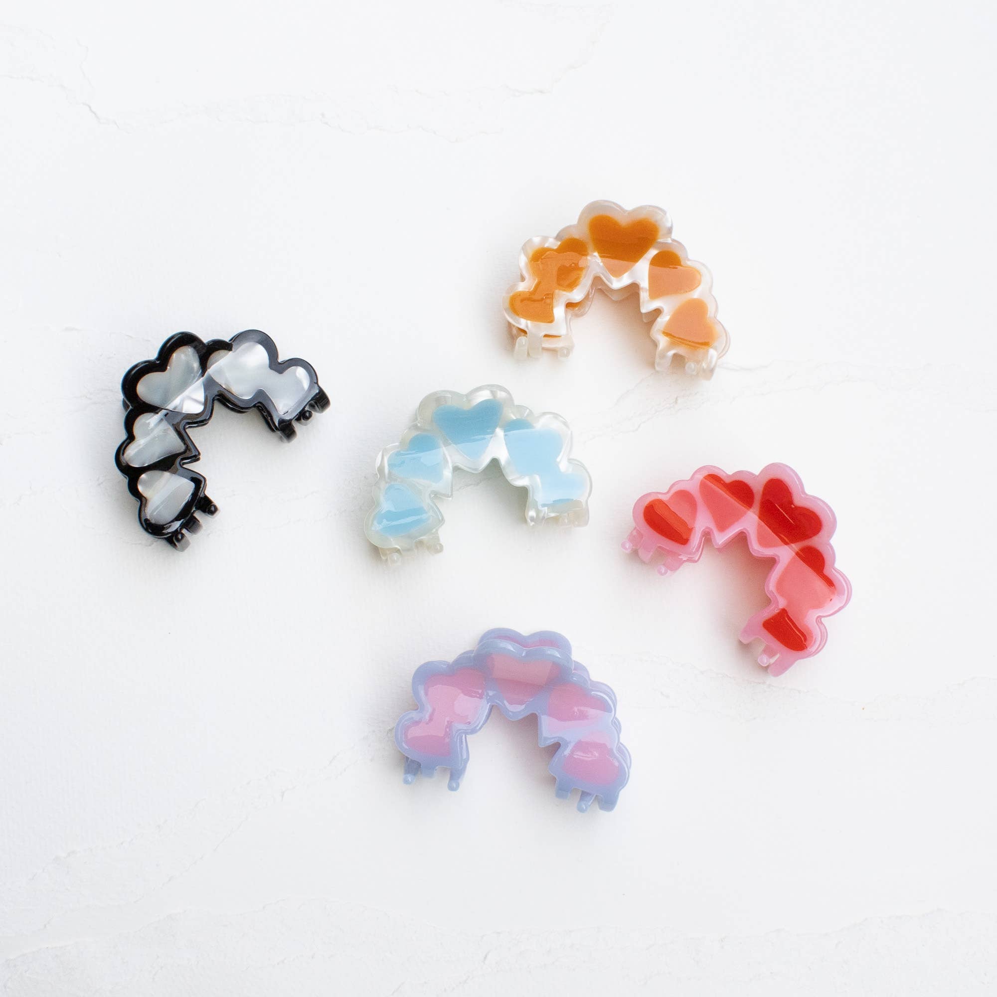 Tiepology – Großhandel Haarclip – Damen – Eco Haarclip mit Bogenform und Herzdesign5