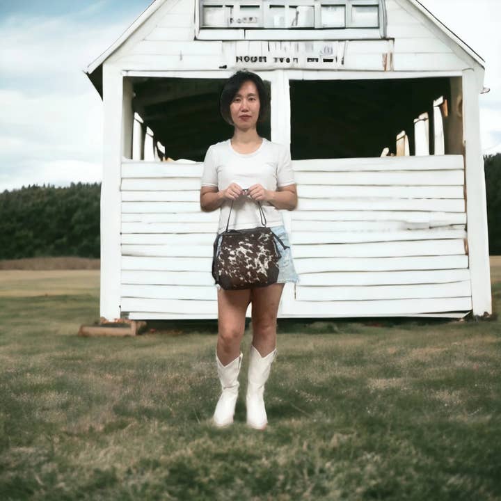 Rodeo - Wholesale Tote Bag - Women's - Cowhide bucket bag3