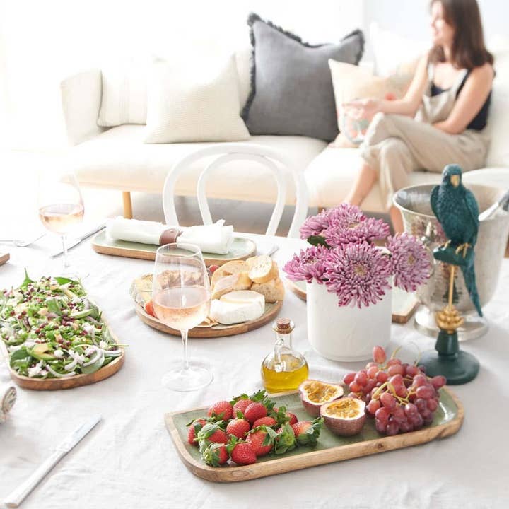 Linen Tablecloth - White for wholesale on Faire